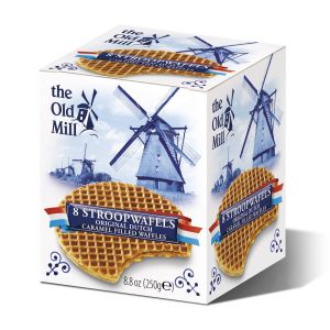 The Old Mill Stroopwafels in kubusdoosje 250g